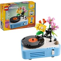LEGO Creator 3 in 1 Record Player with Flowers - Building Toy with